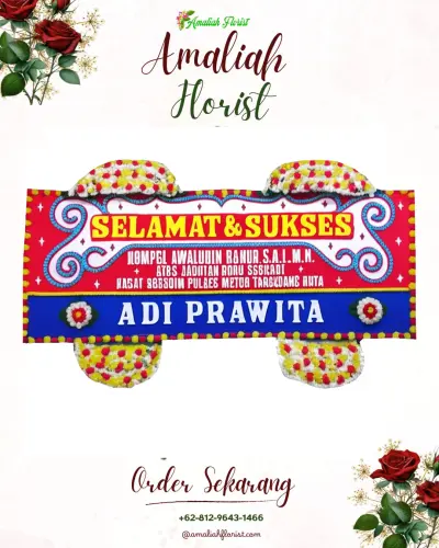 Karangan Bunga Ucapan Selamat warjabakti
